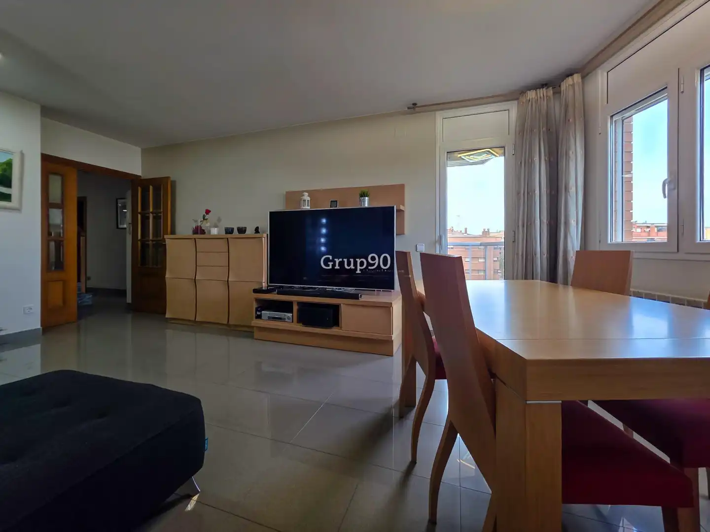 Sala d'estar de Àtic en venda en Lleida amb Aire condicionat, Calefacció i Terrassa