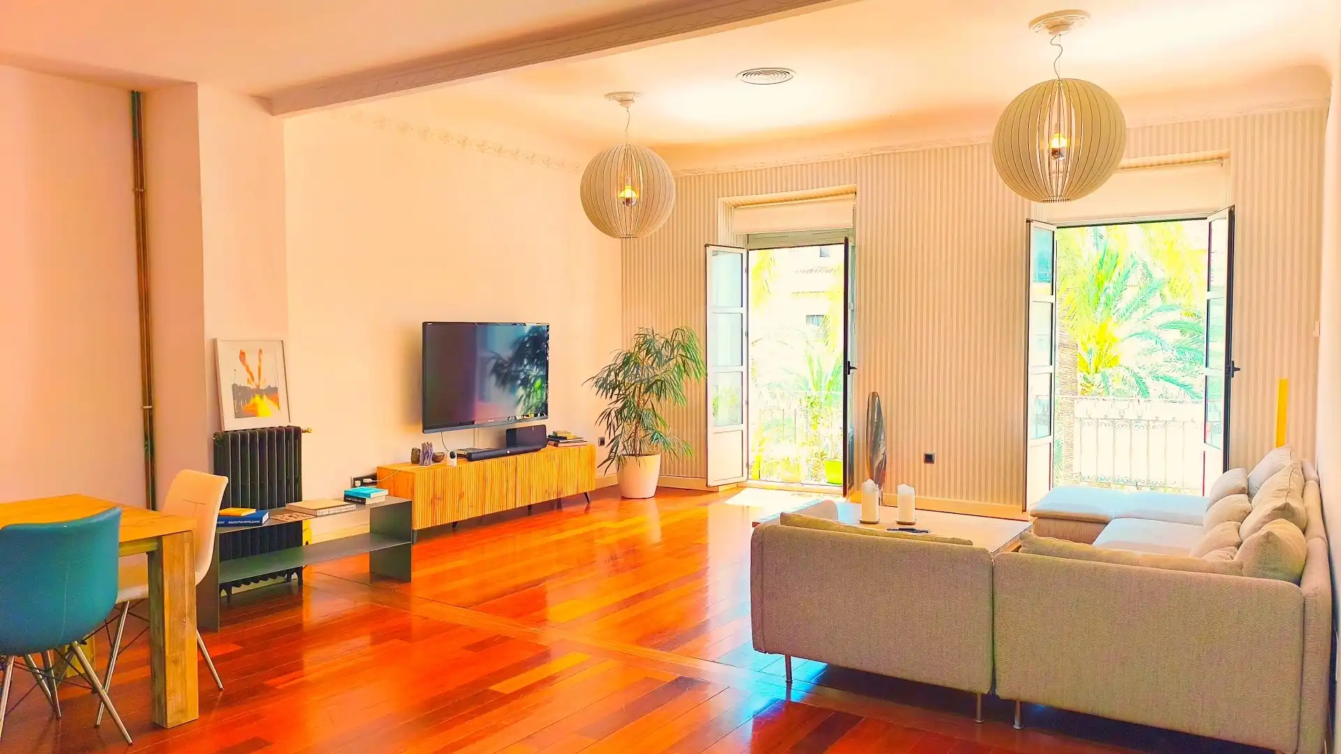Sala d'estar de Àtic en venda en Alicante / Alacant amb Aire condicionat, Calefacció i Terrassa