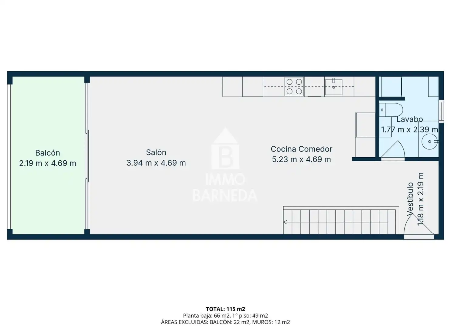 Wohnung zum Verkauf in Empuriabrava mit Klimaanlage, Heizung und Terrasse