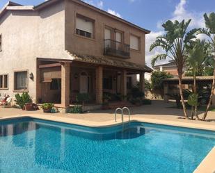 Swimming pool of House or chalet for sale in Elche / Elx  with Heating, Private garden and Parquet flooring