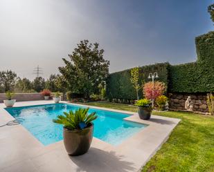 Piscina de Casa adosada en venda en Coslada amb Aire condicionat, Jardí privat i Terrassa