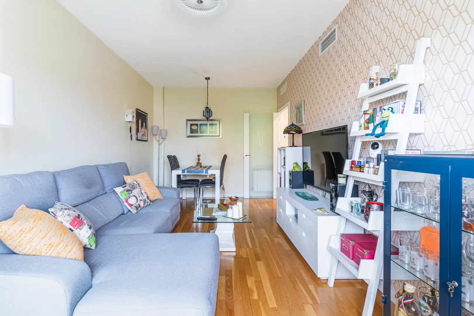 Sala de estar de Piso en venta en Las Rozas de Madrid con Aire acondicionado, Calefacción y Terraza