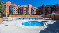 Swimming pool of Flat for sale in  Madrid Capital  with Air Conditioner