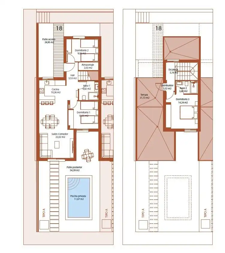 Maison mitoyenne avec terrasse à vendre à DE AMERICA 161, imagen 36