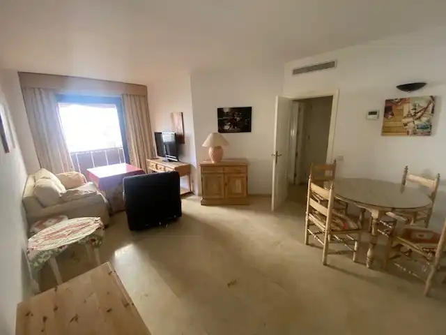 Sala d'estar de Apartament de lloguer en Sevilla amb Aire condicionat, Moblat i Forn