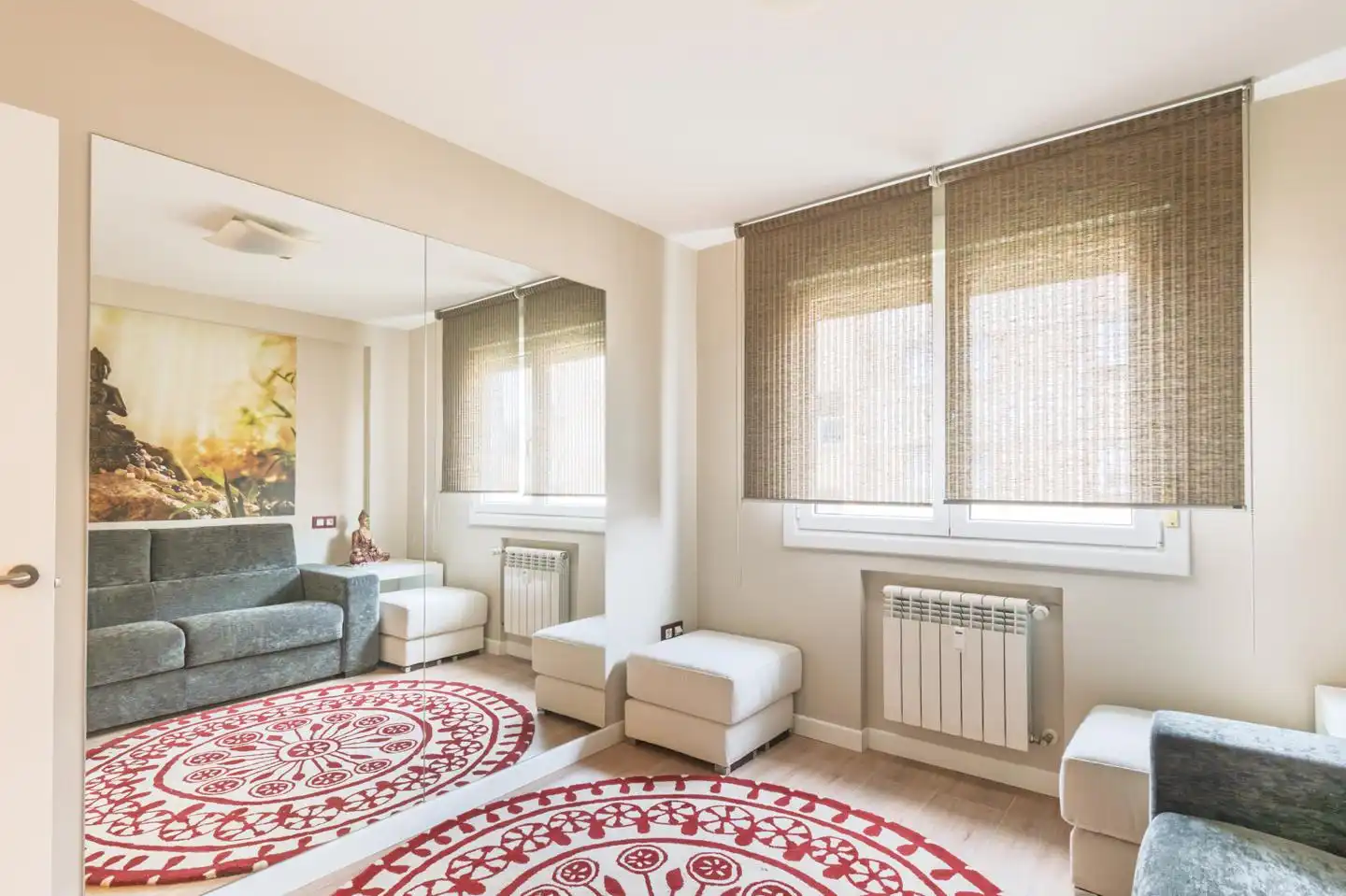 Sala d'estar de Pis en venda en  Pamplona / Iruña amb Calefacció, Parquet i Moblat