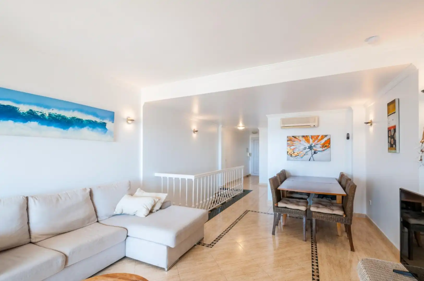 Sala de estar de Apartamento en venta en Moraira con Aire acondicionado, Calefacción y Terraza