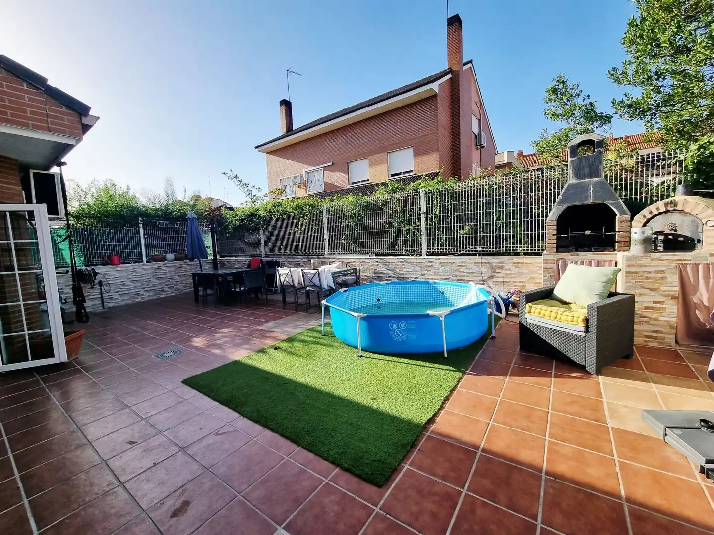 Terraza de Casa o chalet en venta en Torrejón de la Calzada con Aire acondicionado, Calefacción y Jardín privado