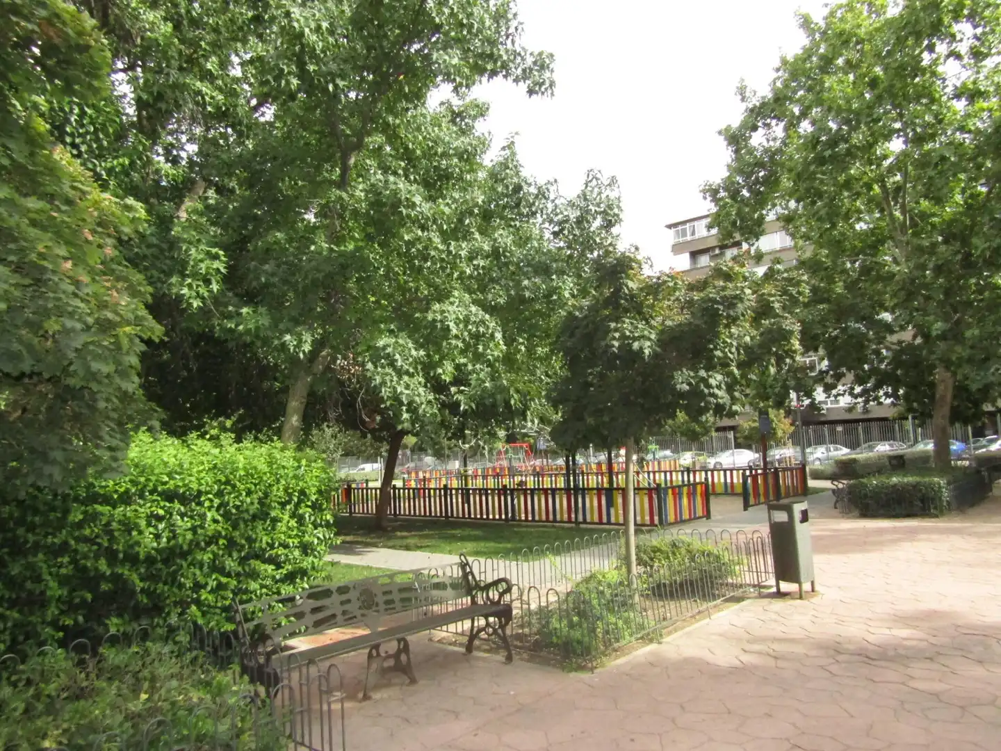 Garden of Flat for sale in Torrejón de Ardoz  with Air Conditioner, Heating and Parquet flooring