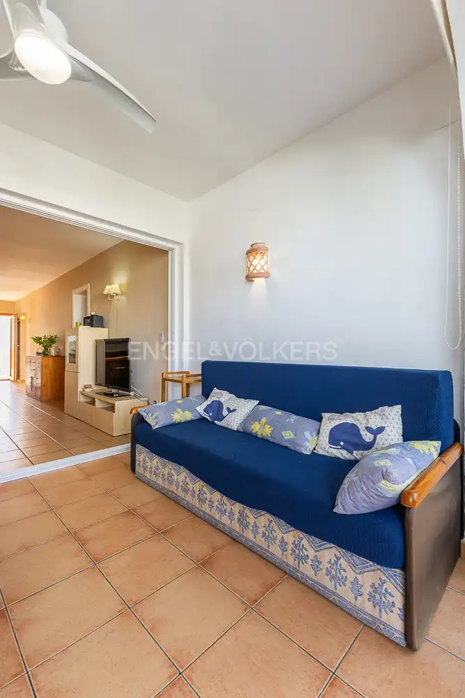 Living room of Flat for rent in Dénia  with Air Conditioner, Heating and Terrace