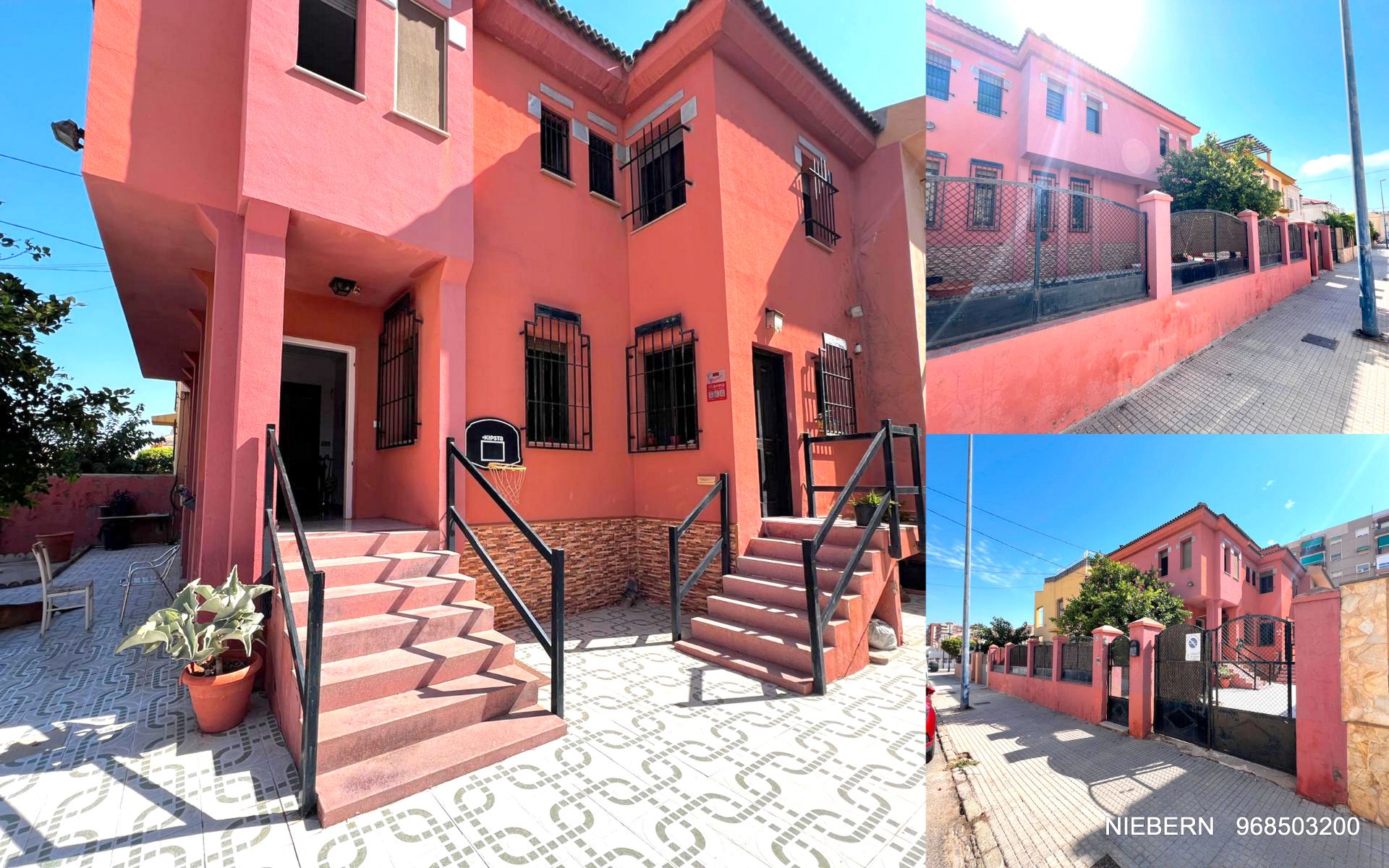 Vista exterior de Casa o xalet en venda en Cartagena amb Jardí privat, Terrassa i Moblat