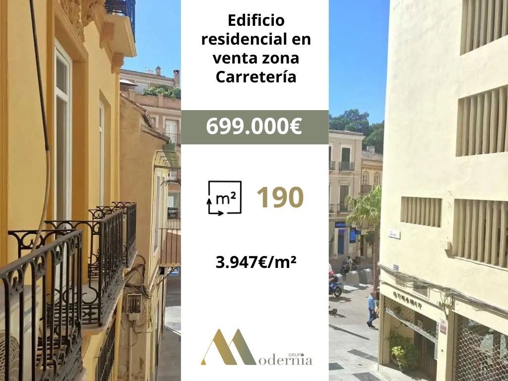 Vista exterior de Edifici en venda en Málaga Capital