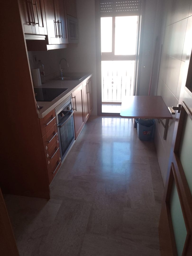 Kitchen of Flat to rent in Elche / Elx  with Air Conditioner, Furnished and Balcony