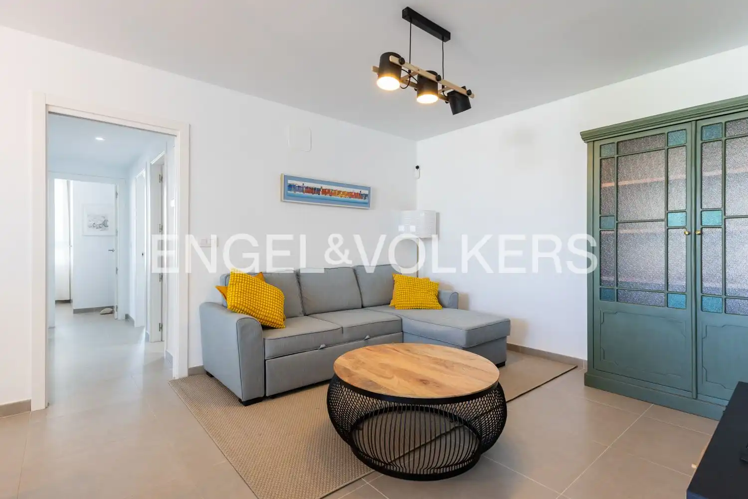 Sala d'estar de Àtic de lloguer en Jávea / Xàbia amb Aire condicionat, Calefacció i Terrassa