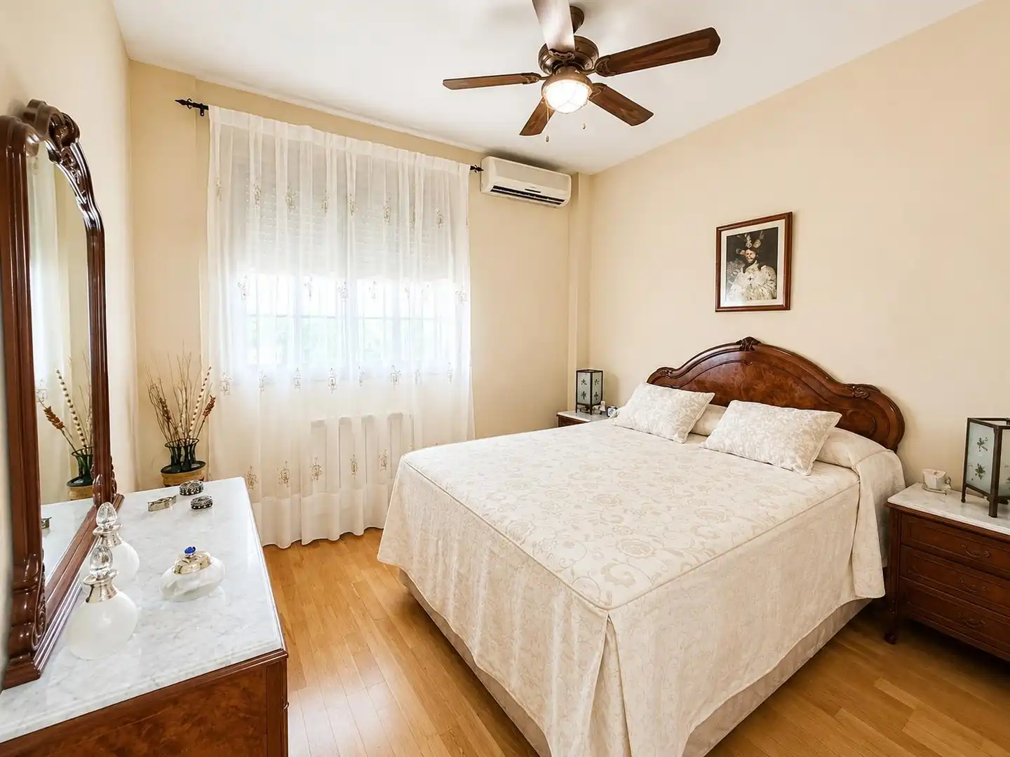 Schlafzimmer von Wohnung zum Verkauf in Arganda del Rey mit Klimaanlage, Heizung und Terrasse