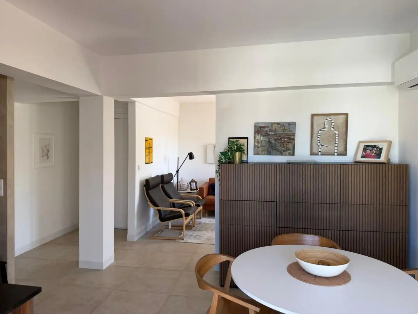 Wohnzimmer von Wohnung zum Verkauf in Sanlúcar de Barrameda mit Klimaanlage, Terrasse und Balkon
