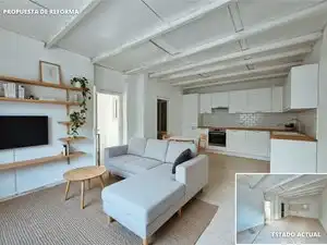 Sala de estar de Casa adosada en venta en Las Palmas de Gran Canaria con Terraza