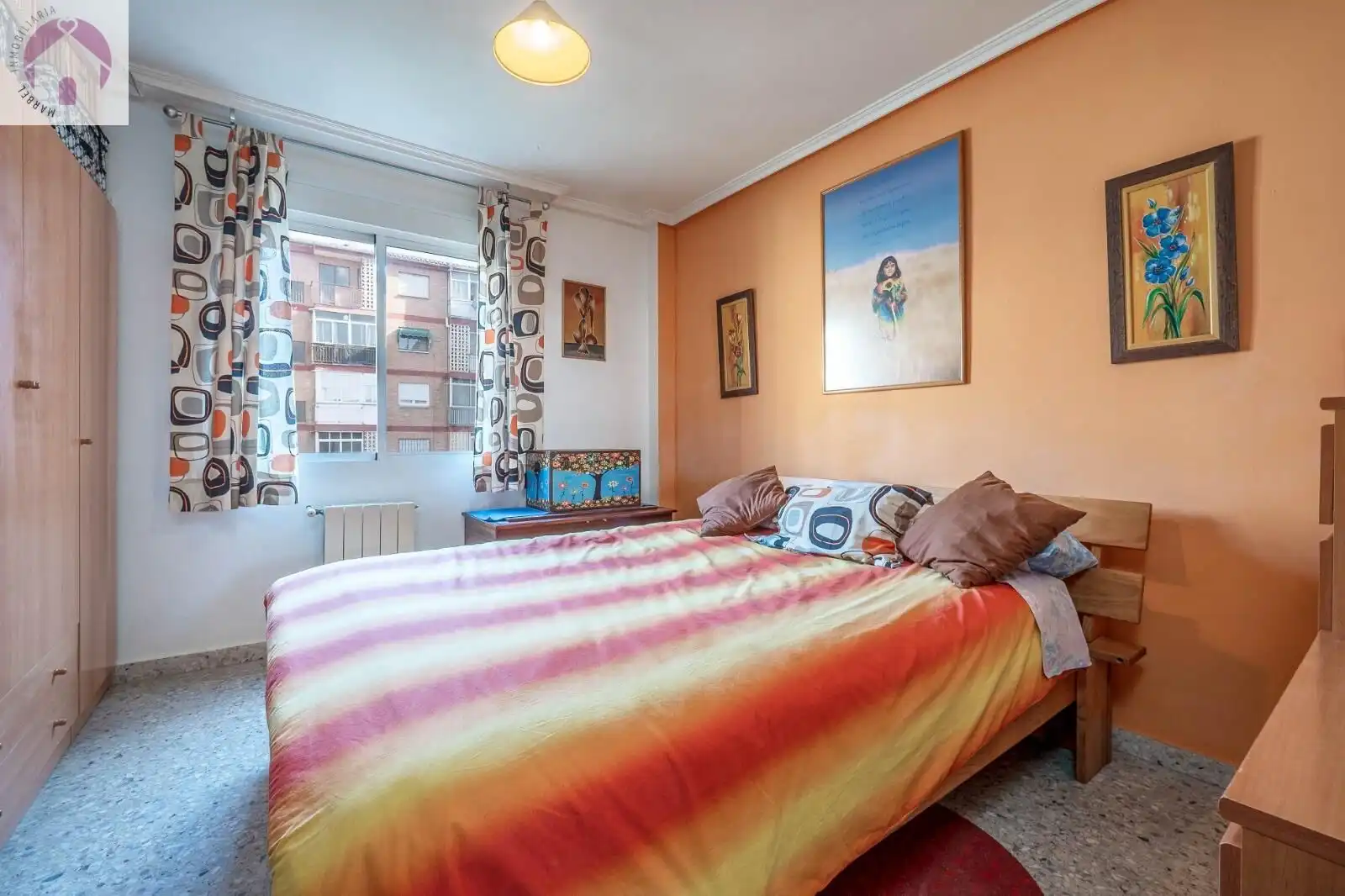 Bedroom of Flat for sale in Granada  with Air Conditioner, Heating and Terrace