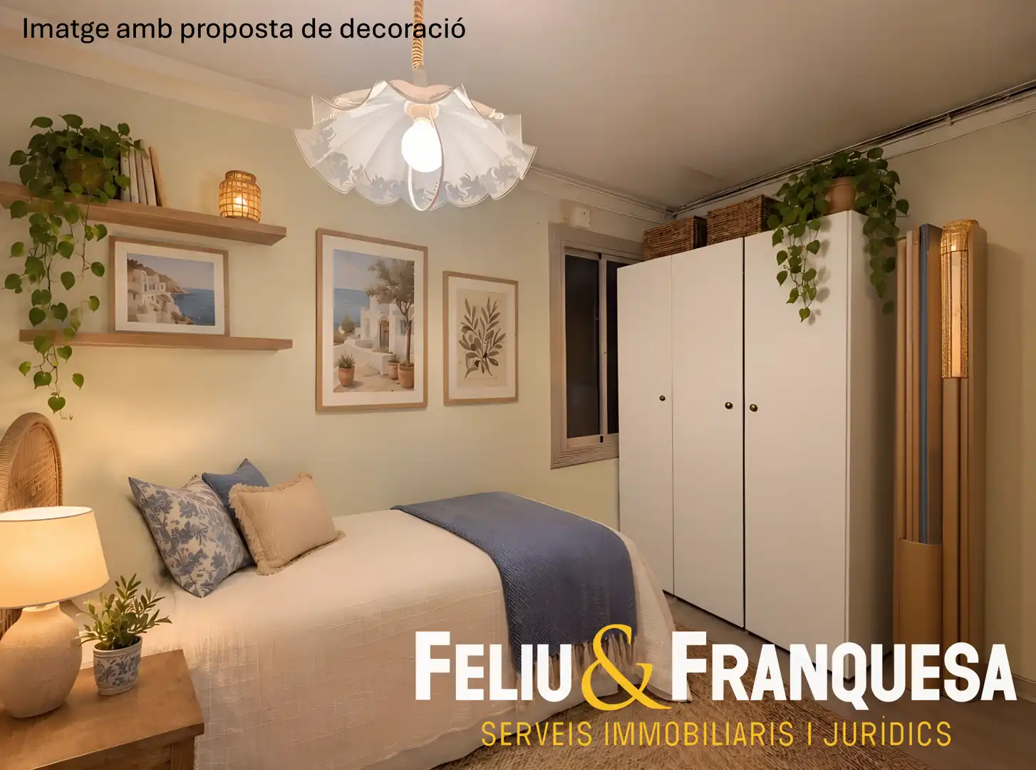 Bedroom of Flat for sale in El Coll