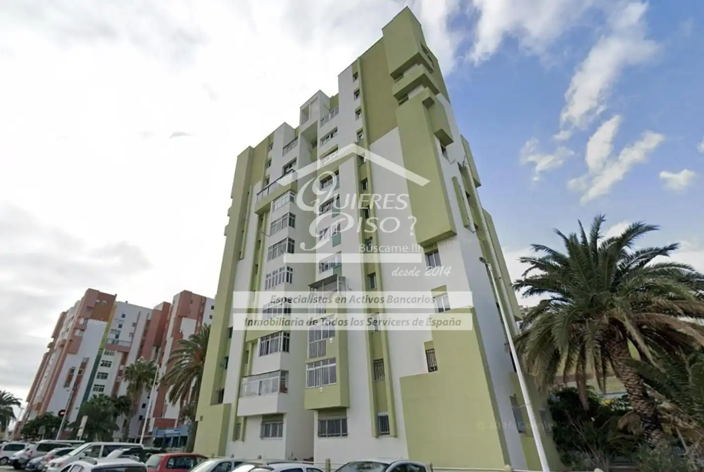 Vista exterior de Piso en venta en Telde