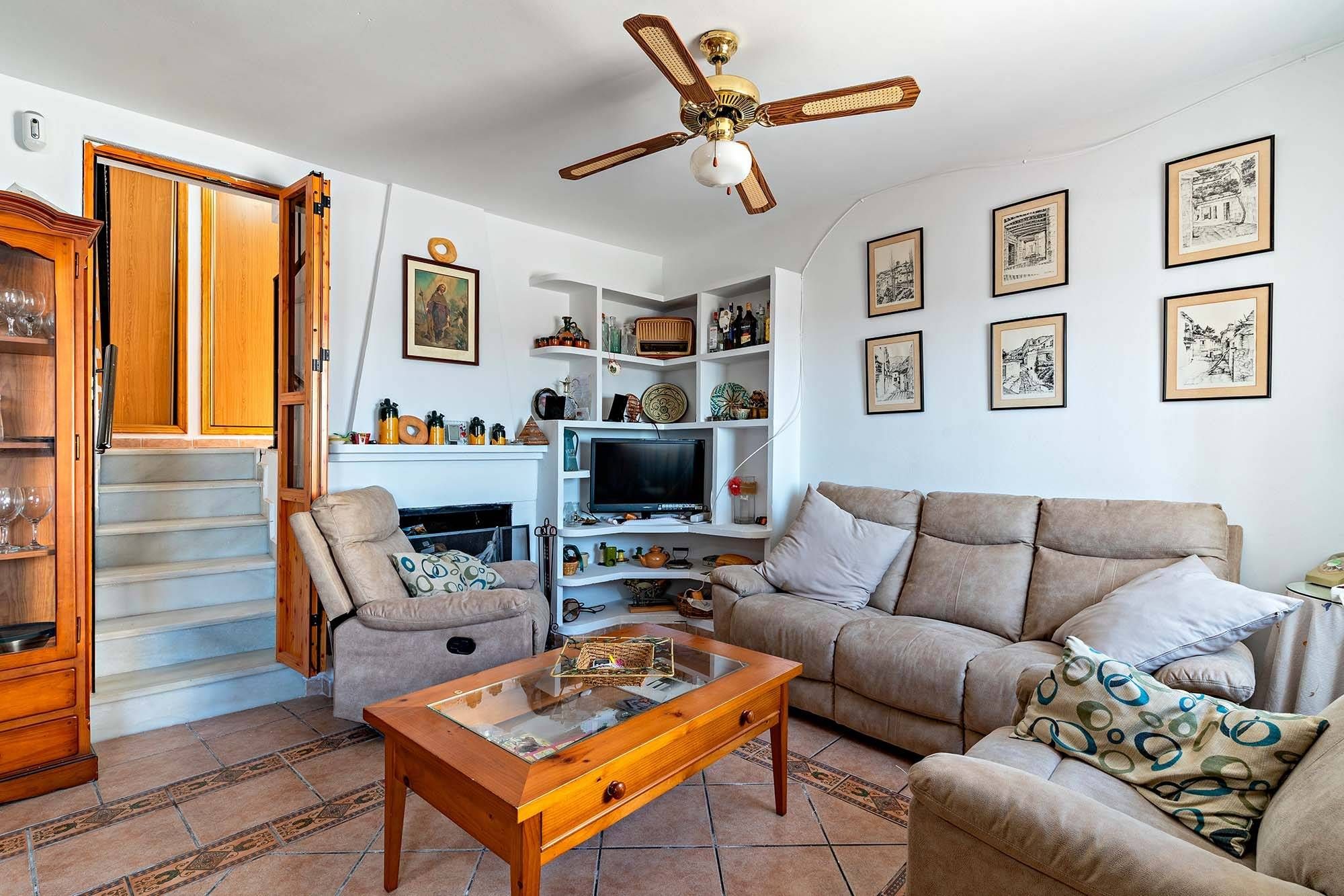 Sala d'estar de Finca rústica en venda en Sorbas amb Aire condicionat