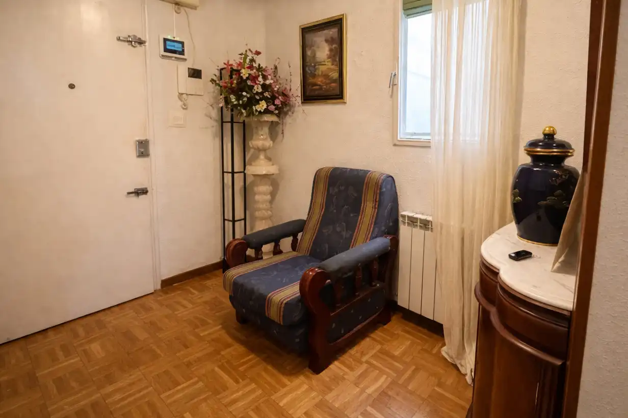 Living room of Flat for sale in Madrid  with Terrace and Balcony