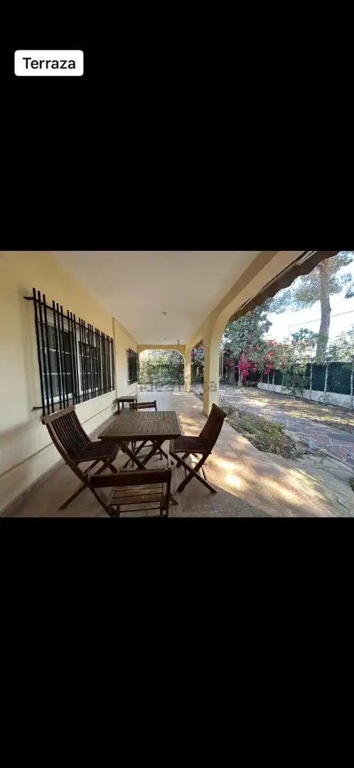 Terraza de Casa o chalet en venta en Paterna con Aire acondicionado, Jardín privado y Piscina