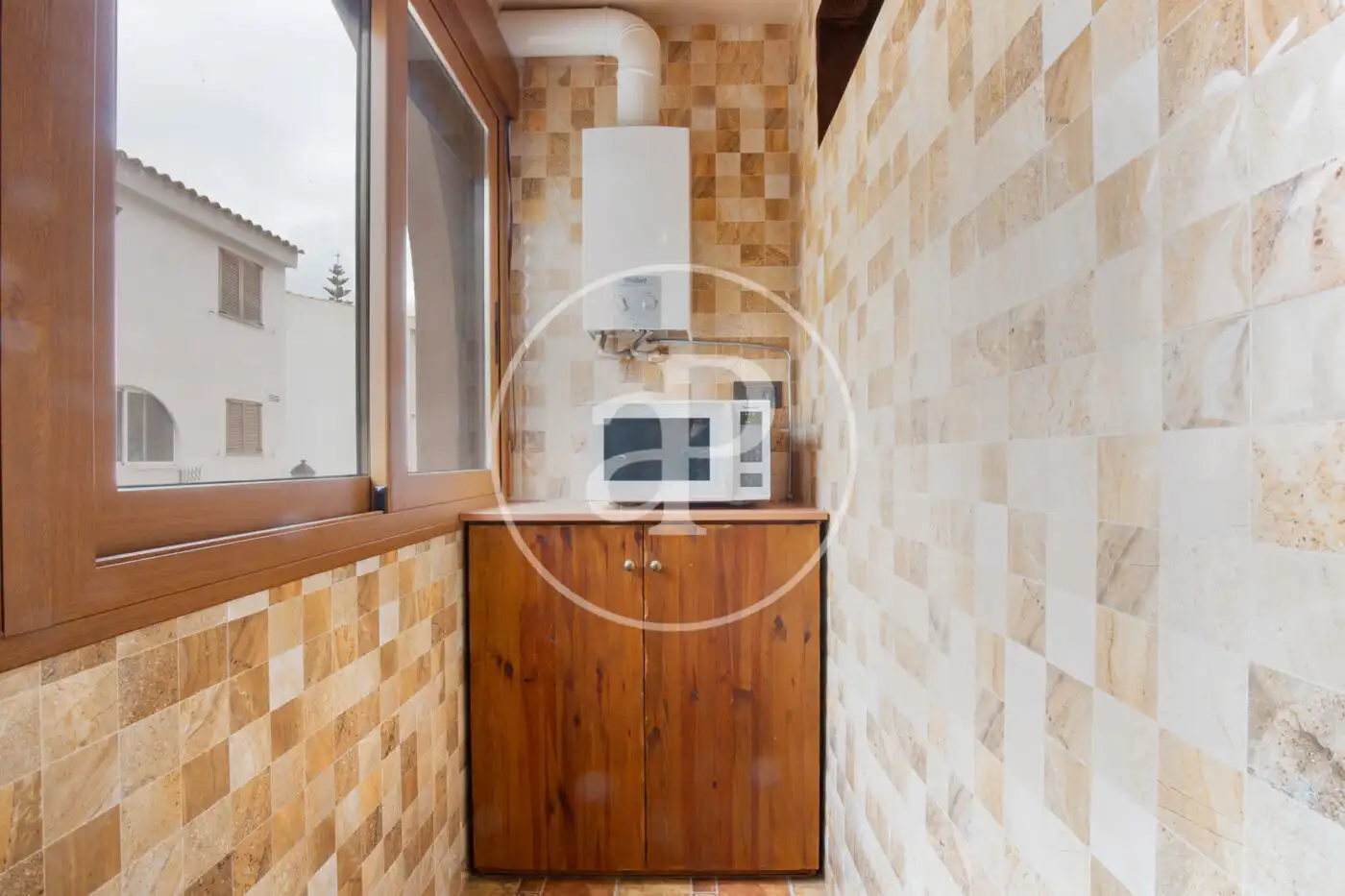 Cocina de Casa adosada en venta en Benicasim / Benicàssim con Aire acondicionado, Calefacción y Jardín privado
