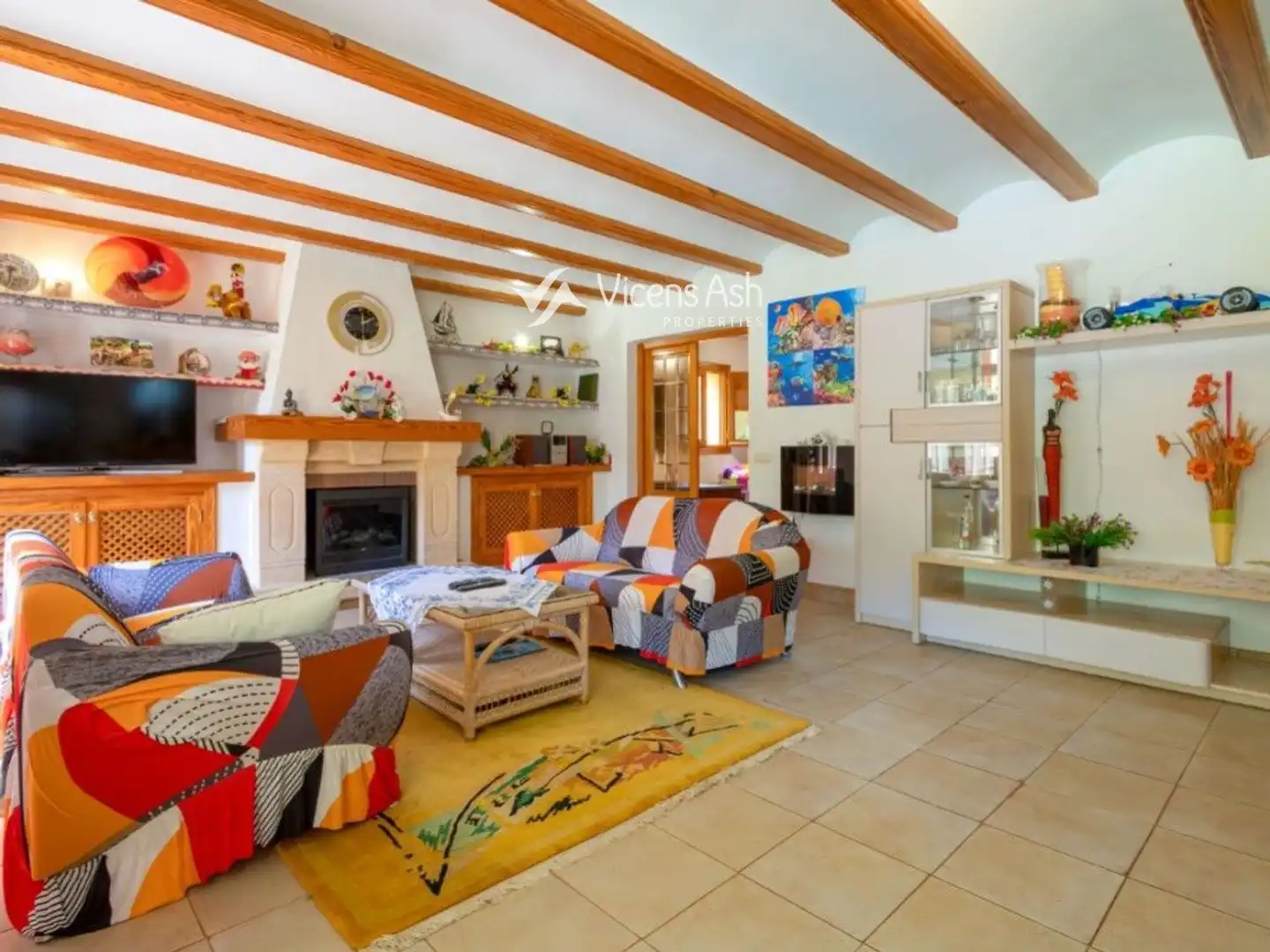 Sala d'estar de Casa o xalet en venda en Jávea / Xàbia amb Aire condicionat, Terrassa i Traster