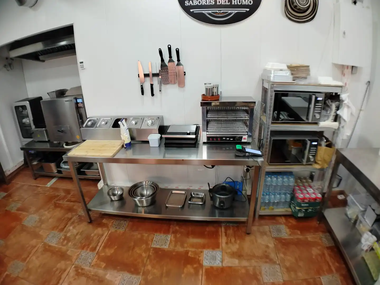 Cocina de Local en traspaso en Parla con Aire acondicionado, Calefacción y Amueblado
