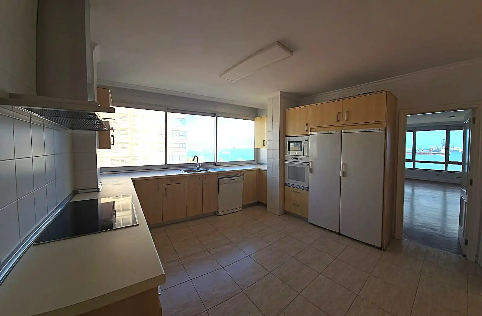 Cocina de Piso de alquiler en Las Palmas de Gran Canaria con Parquet, Horno y Lavadora