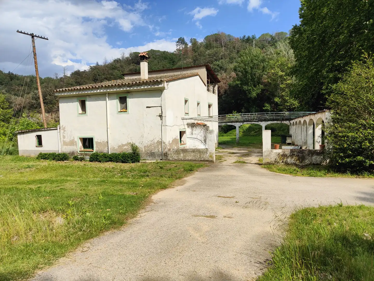 Vista exterior de Casa o chalet en venta en Sant Julià del Llor i Bonmatí con Calefacción y Amueblado