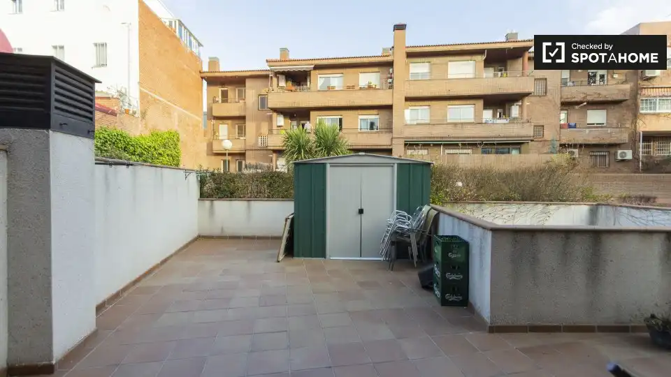 Terraza de Piso de alquiler en Pozuelo de Alarcón con Aire acondicionado, Calefacción y Amueblado