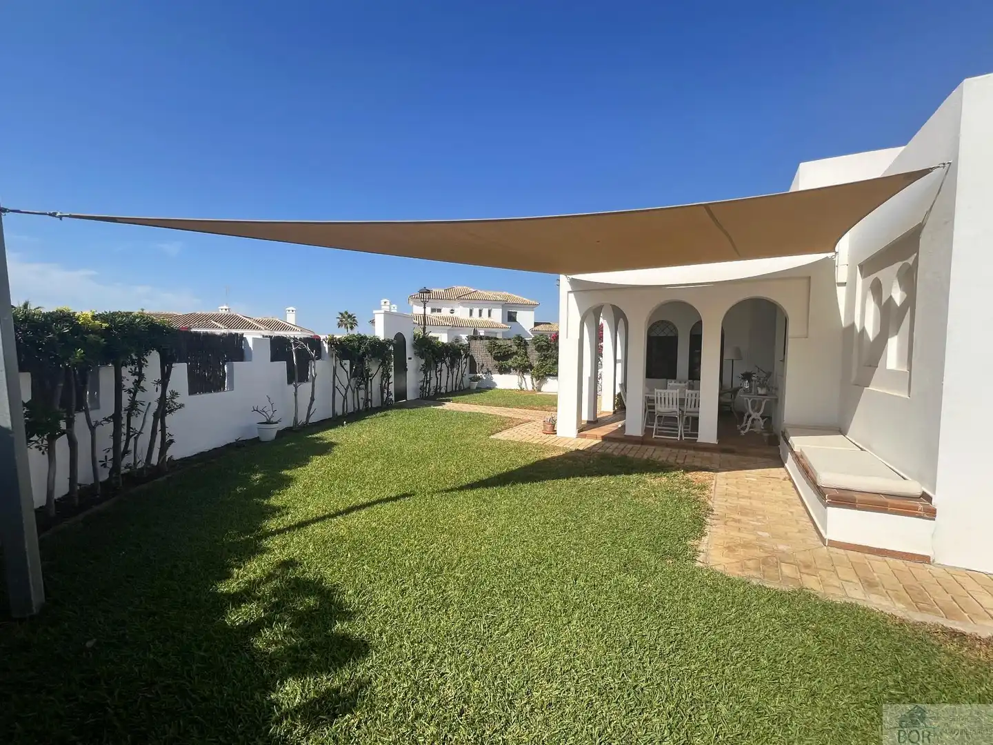 Jardín de Casa o chalet de alquiler en El Puerto de Santa María con Aire acondicionado, Calefacción y Terraza