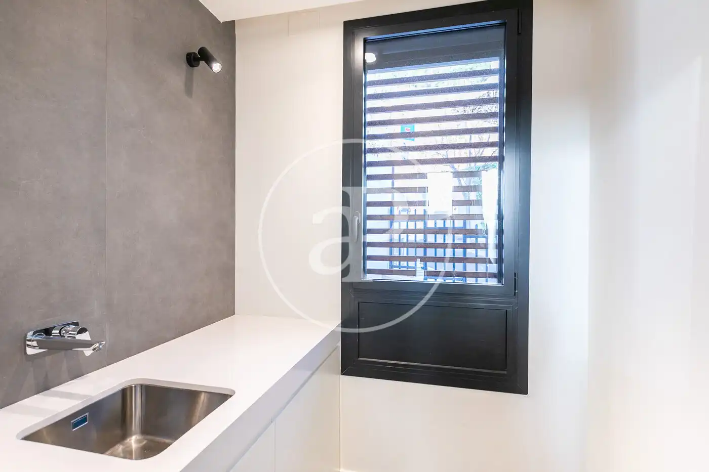 Kitchen of Flat for rent in Barcelona  with Air Conditioner, Heating and Private garden