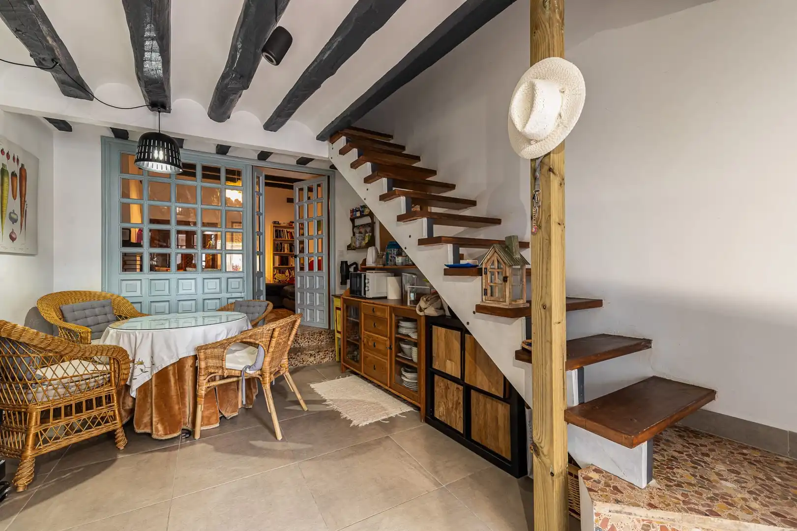 Küche von Einfamilien-Reihenhaus zum Verkauf in Olmeda de las Fuentes mit Heizung und Terrasse