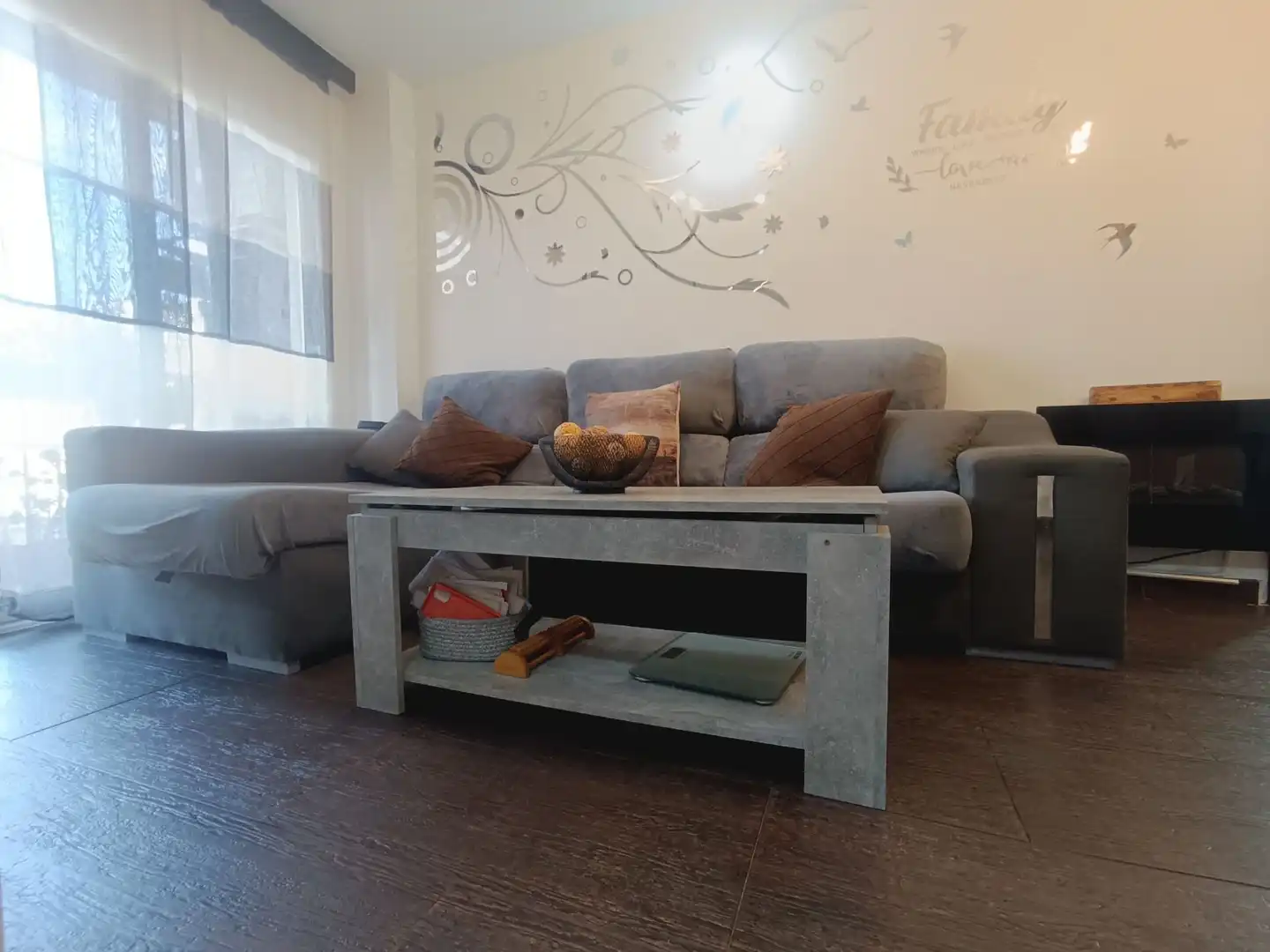 Living room of Flat for sale in Badalona