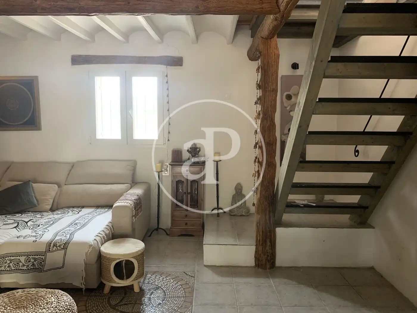 Wohnzimmer von Country house zum Verkauf in Torremanzanas / La Torre de les Maçanes mit Heizung, Privatgarten und Terrasse