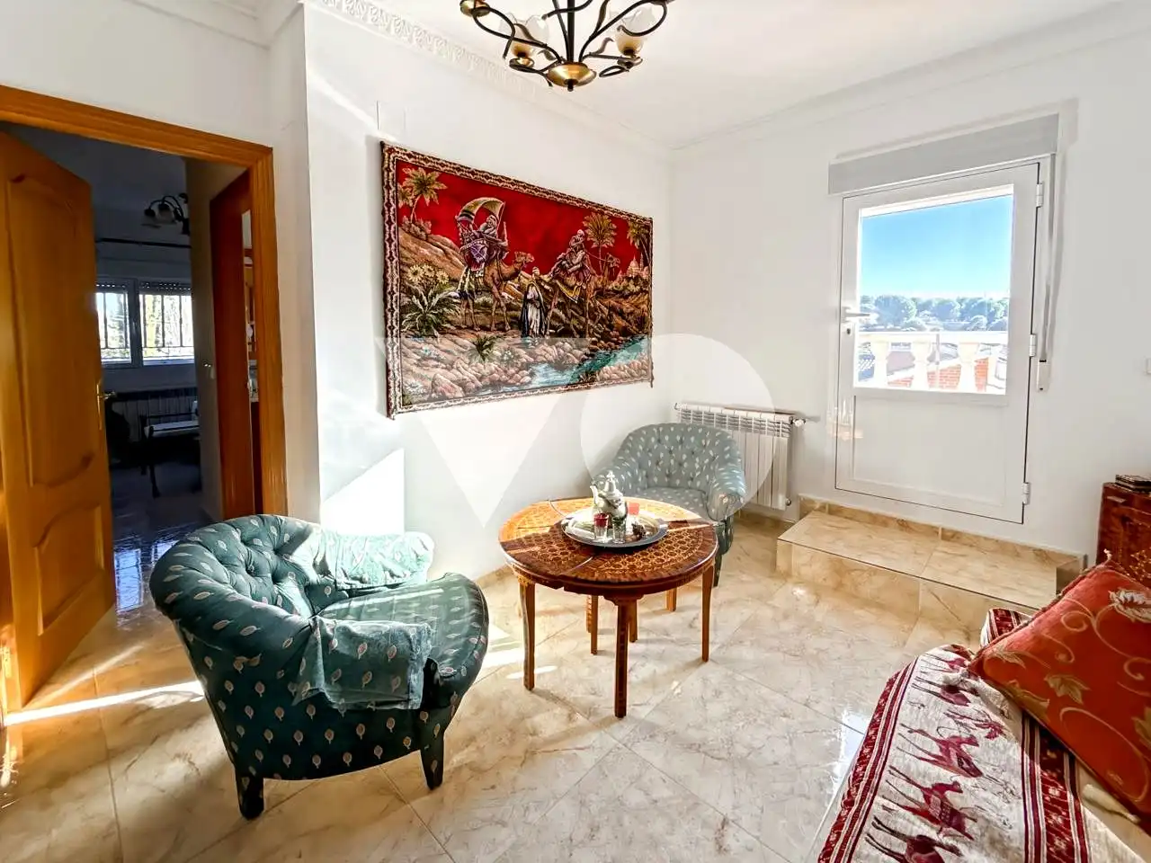 Sala de estar de Casa o chalet en venta en Ribatejada con Aire acondicionado, Calefacción y Jardín privado