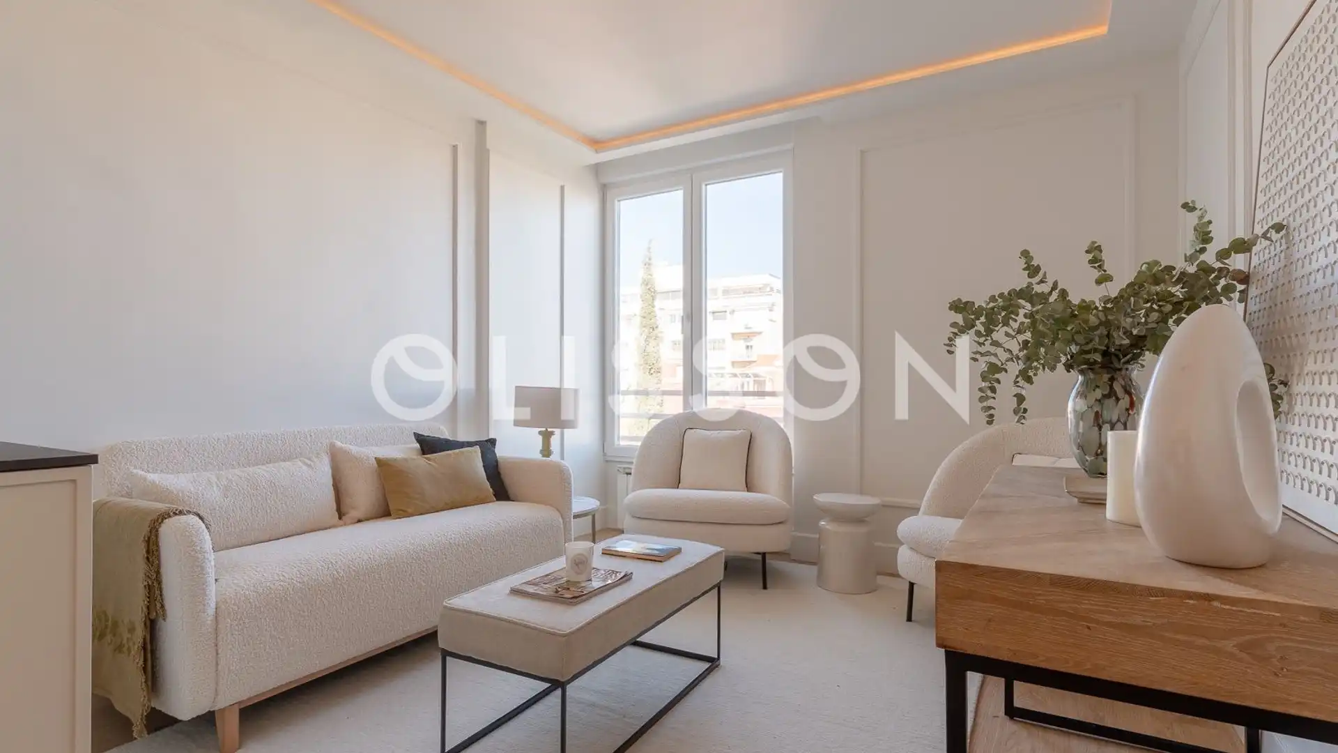 Wohnzimmer von Wohnung zum Verkauf in  Madrid Capital mit Klimaanlage, Heizung und Abstellraum