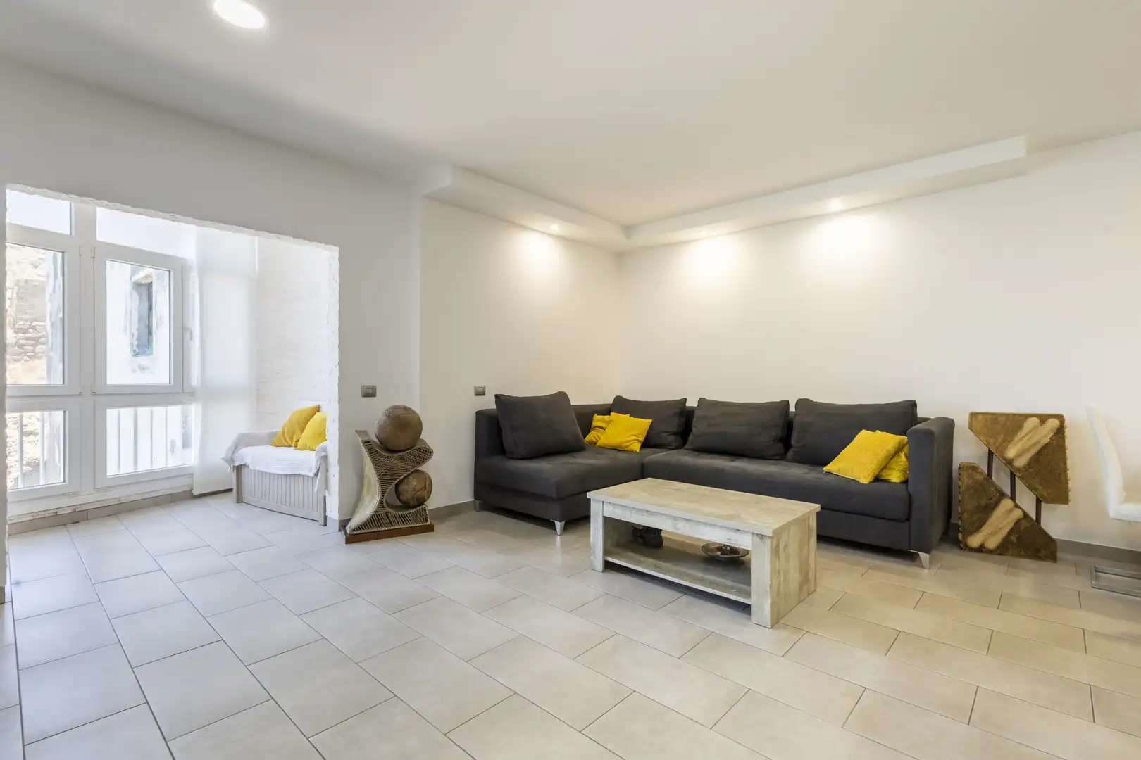 Sala d'estar de Àtic en venda en San Cristóbal de la Laguna amb Jardí privat, Terrassa i Traster