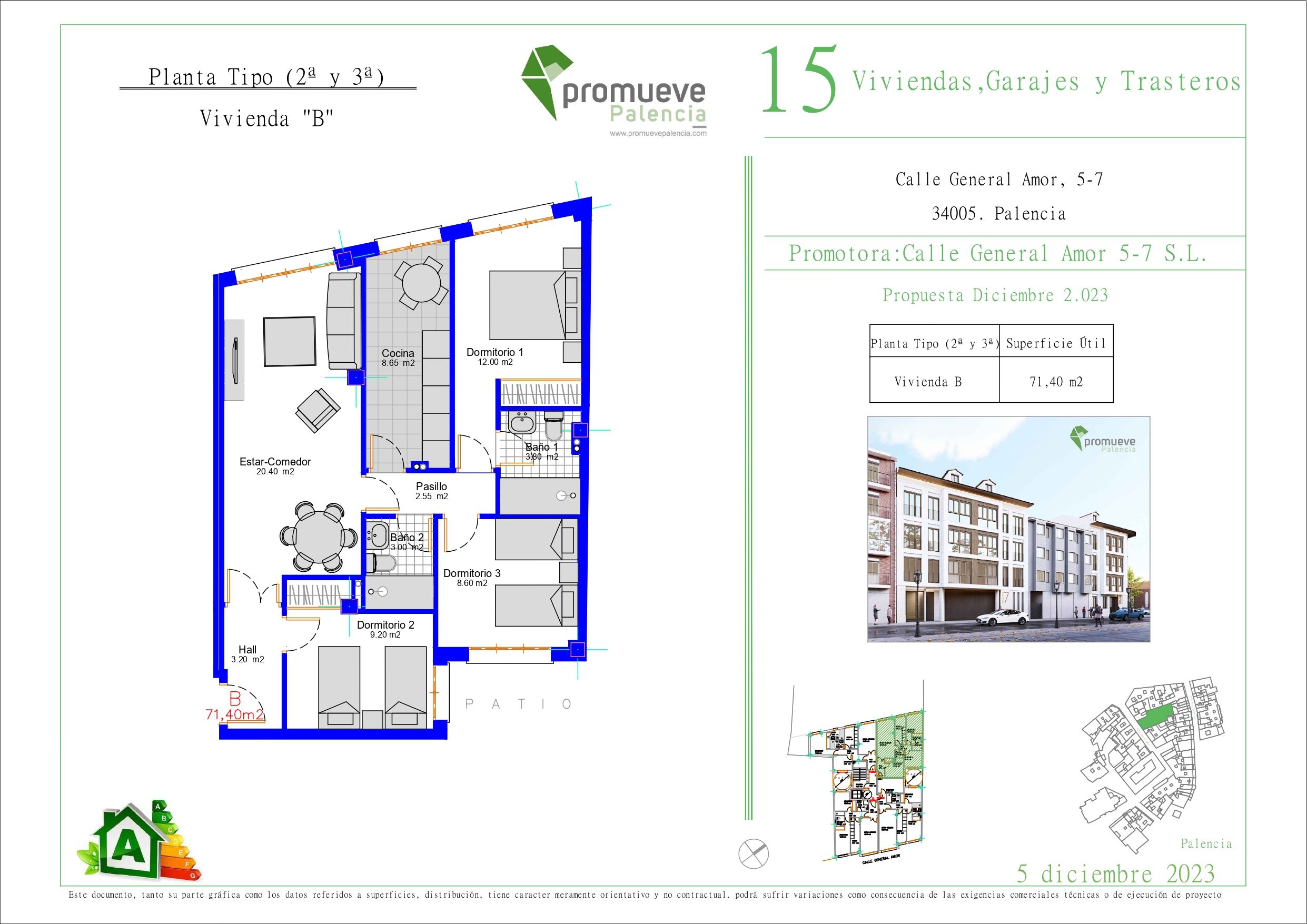Flat for sale in Palencia Capital