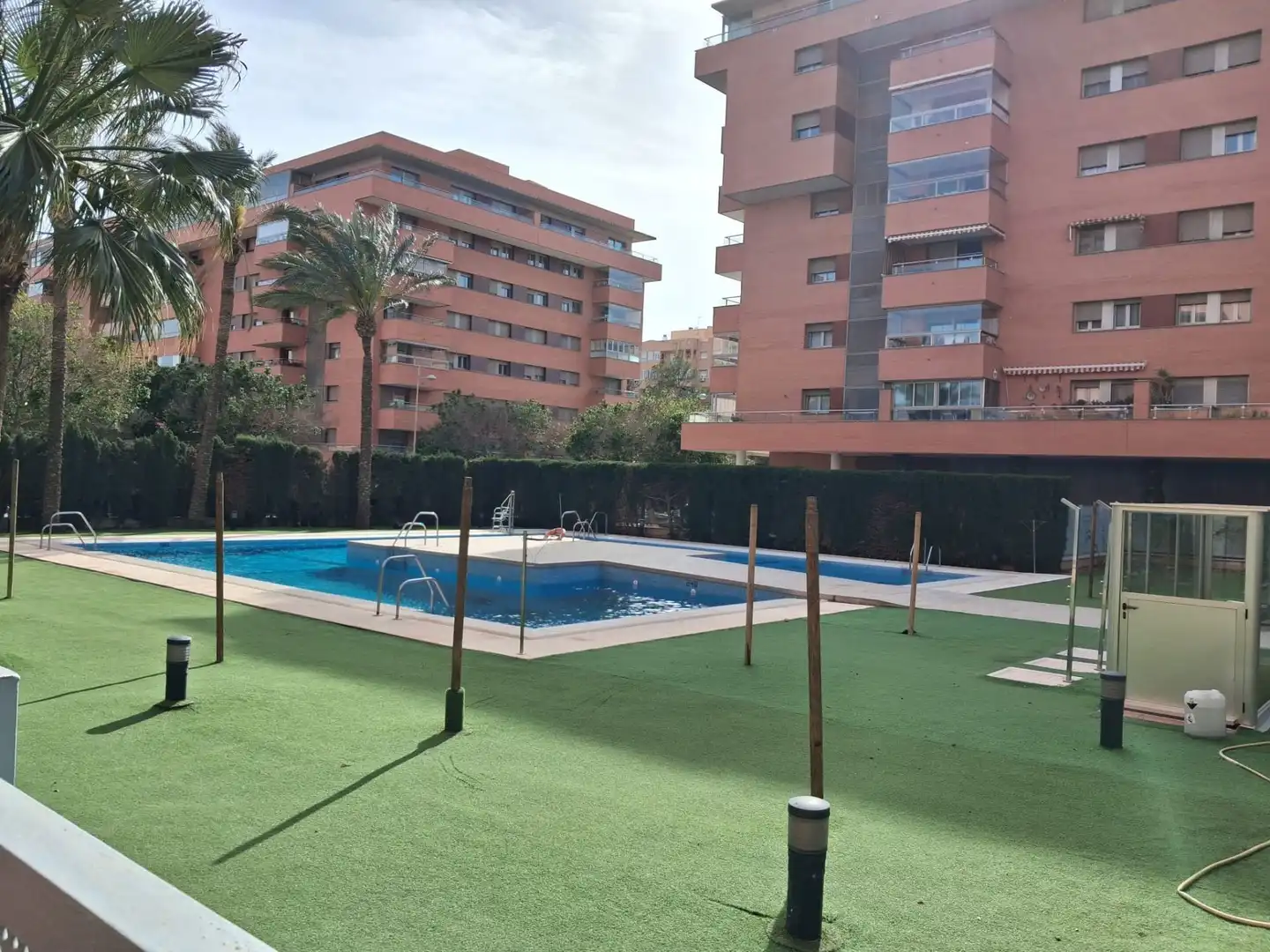 Swimming pool of Flat for sale in Almería