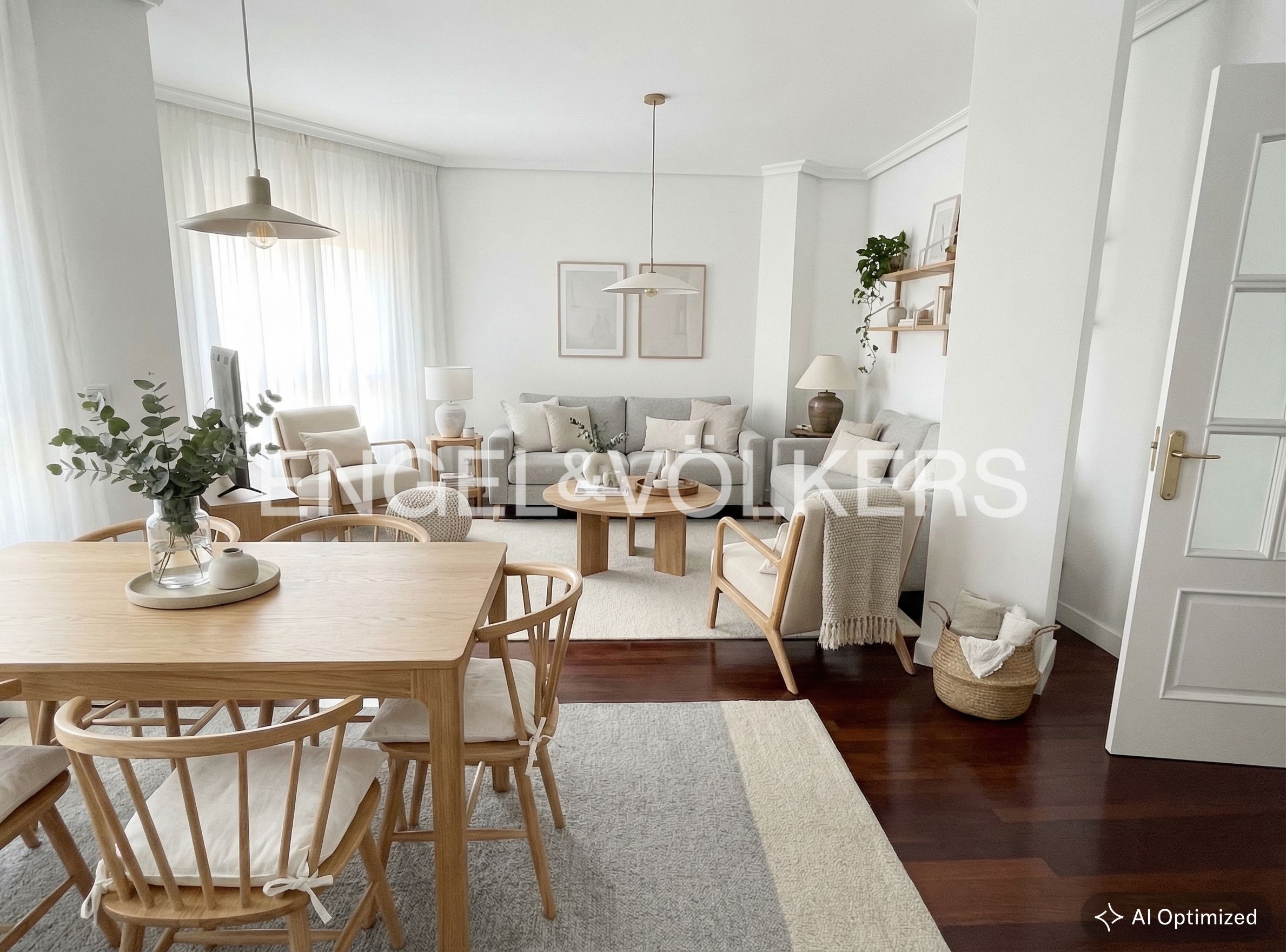 Sala d'estar de Pis en venda en  Madrid Capital amb Aire condicionat, Calefacció i Parquet