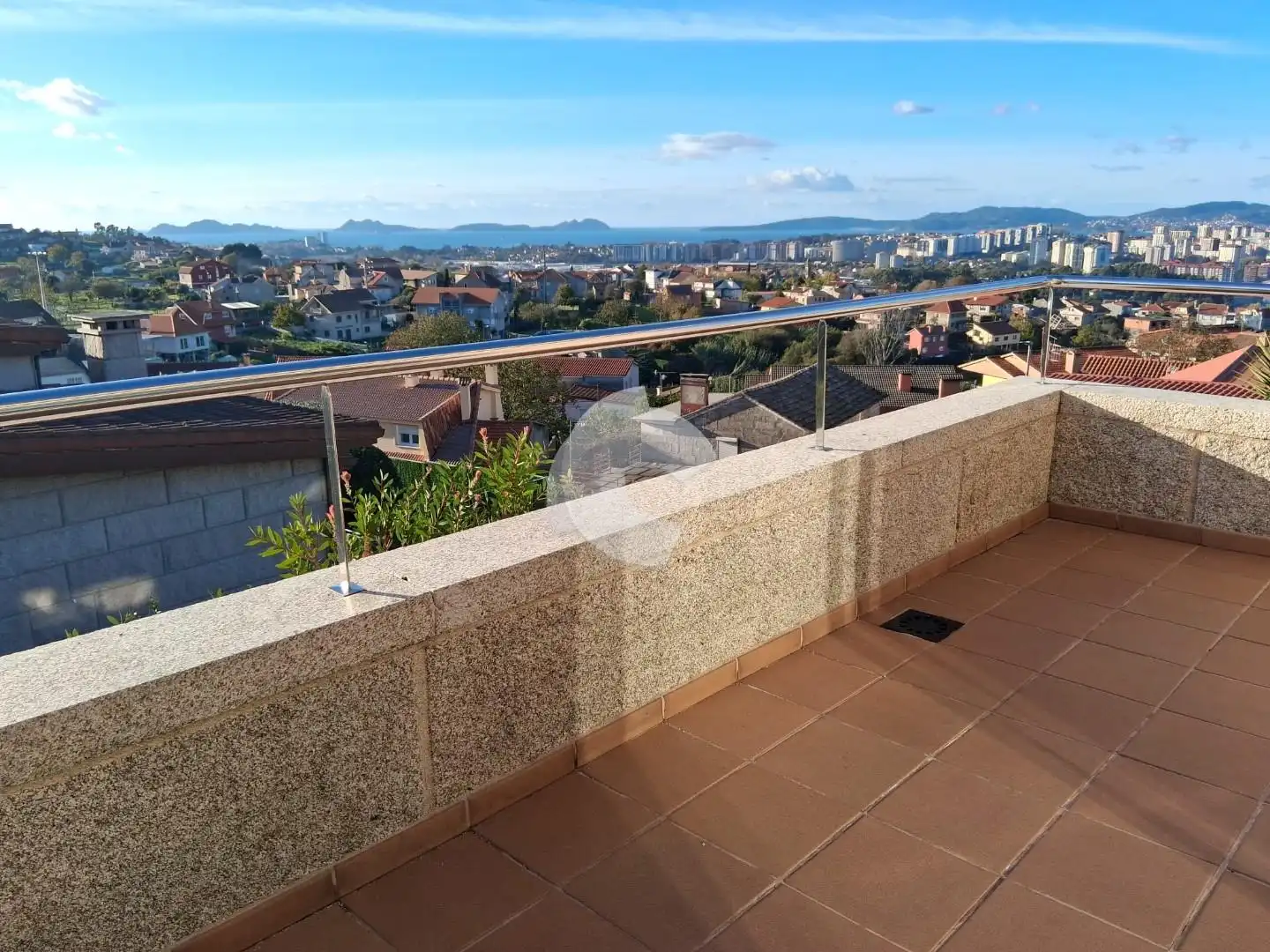 Terraza de Casa o chalet en venta en Vigo  con Jardín privado
