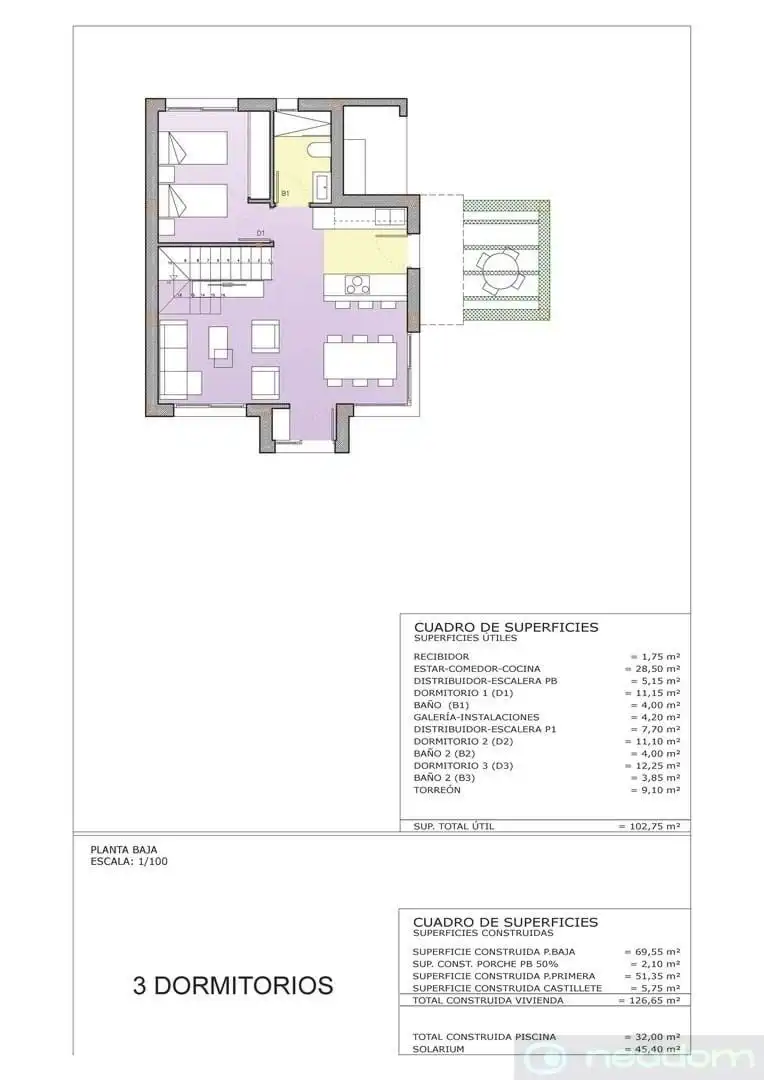 Casa con piscina en venta en N/A, imagen 45