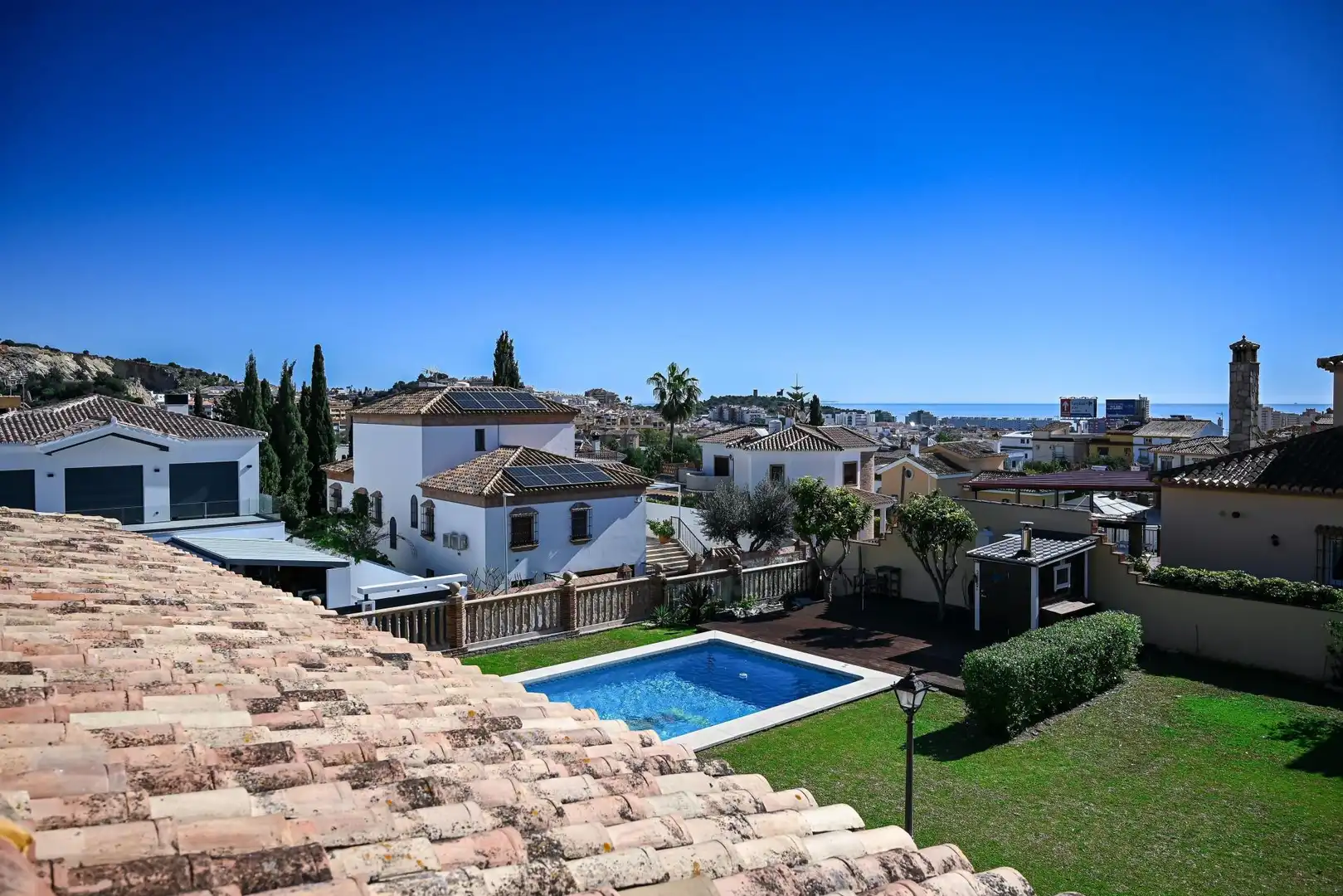 Exterior view of Country homes for sale in Mijas  with Air Conditioner, Heating and Terrace