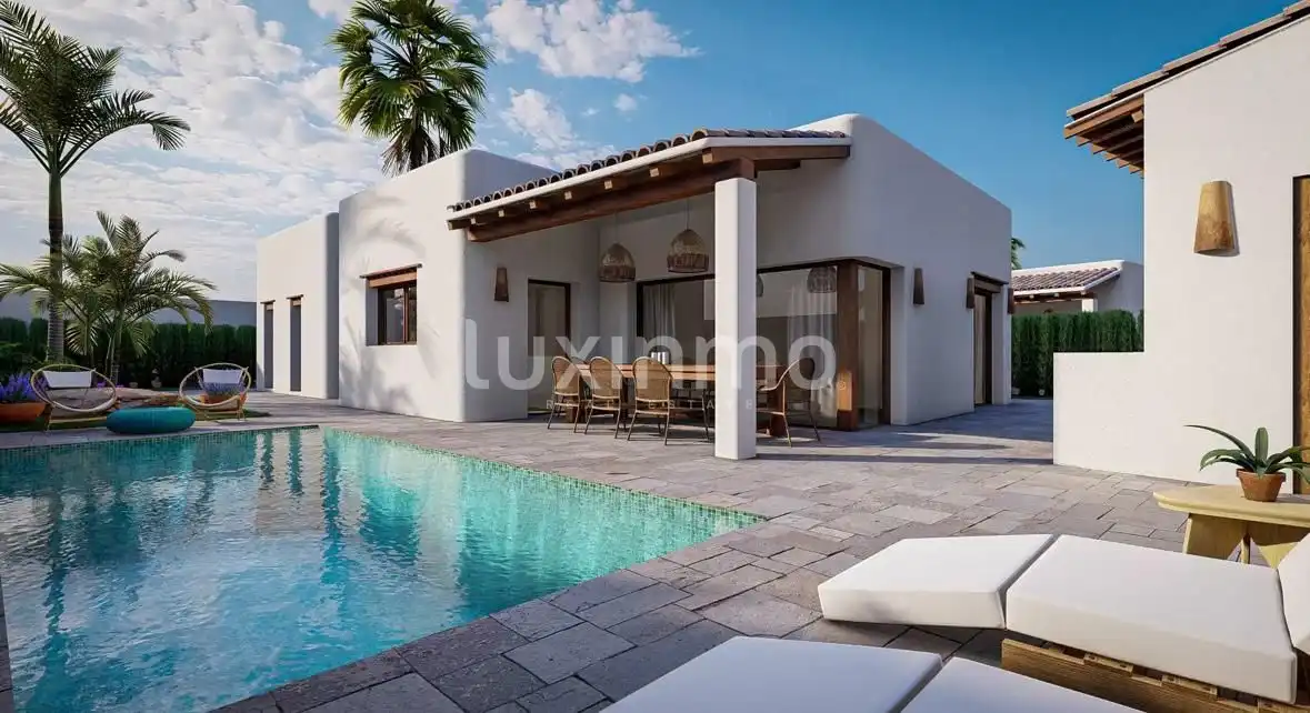 Vista exterior de Casa o chalet en venta en L'Alfàs del Pi con Aire acondicionado, Calefacción y Terraza