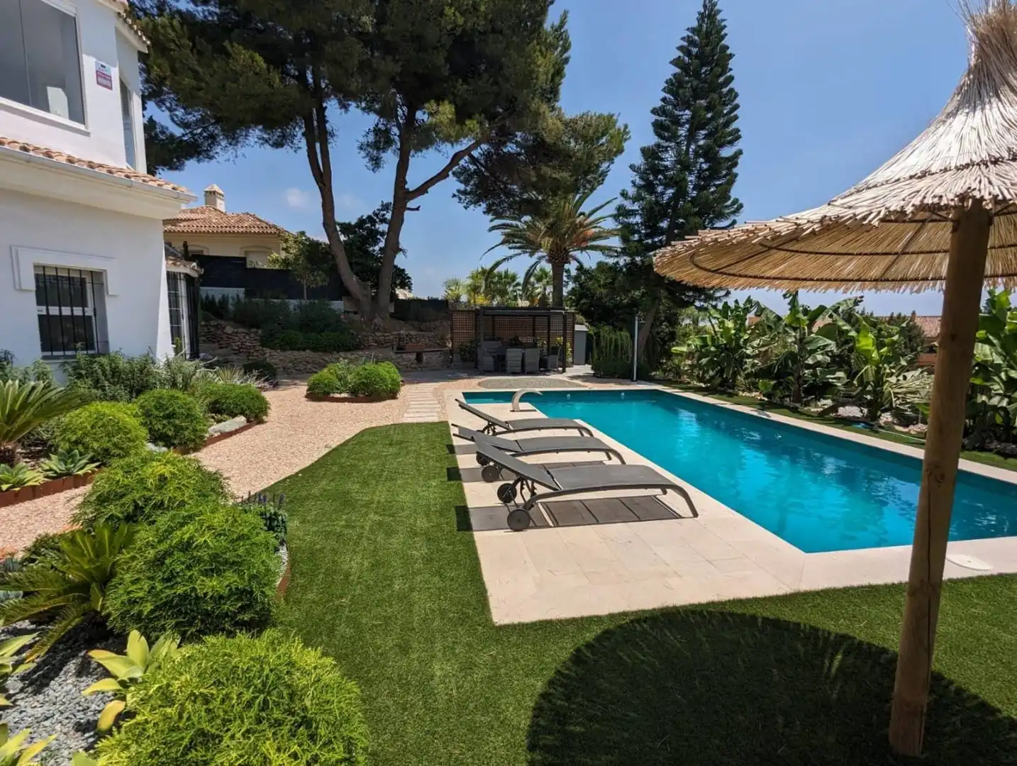 Jardí de Casa o xalet de lloguer en Marbella amb Terrassa