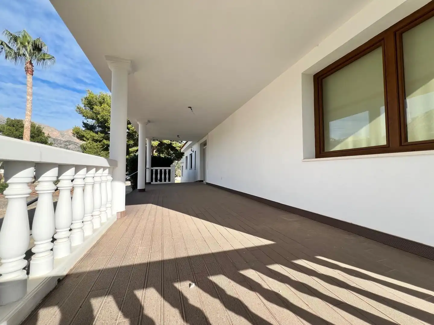 Terrassa de Casa o xalet en venda en La Nucia amb Jardí privat, Terrassa i Piscina